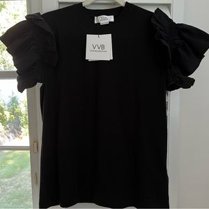 Victoria Beckham black top xs